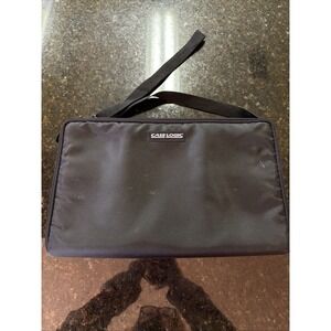 Vtg Case Logic 90's Cassette Travel Tape Holder Black Holds 36 Cassettes Storage